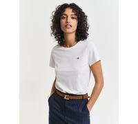 GANT Damen REG Shield SS Logo T-Shirt, White, XXL