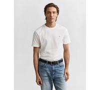 Gant Herren Reg Shield T-Shirt T Shirt, Weiß, 3XL EU