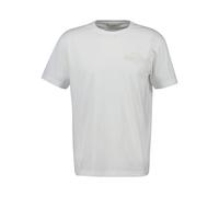 T-Shirt GANT "REG TONAL SHIELD SS T-SHIRT", Herren, Gr. 4XL, weiß (eggshell), Jersey, Obermaterial: 100% Baumwolle, regular fit, Rundhals, Shirts T-Shirt, Stickerei, Rundhals, regular fit (61391908-4X