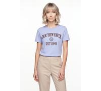 T-Shirt GANT "REGULAR GRAPHIC", Damen, Gr. L, misty lavender, Jersey, Obermaterial: 100% Baumwolle, regular fit, Rundhals, Shirts T-Shirt (43787517-L) misty lavender