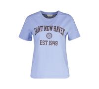 T-Shirt GANT "REGULAR GRAPHIC", Damen, Gr. S, misty lavender, Jersey, Obermaterial: 100% Baumwolle, regular fit, Rundhals, Shirts T-Shirt (43787517-S) misty lavender