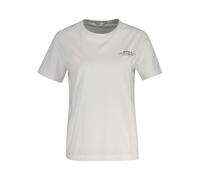 T-Shirt GANT "REGULAR GRAPHIC PRINT", Damen, Gr. L, weiß, Single Jersey, Obermaterial: 100% Baumwolle, unifarben, regular fit taillenbedeckt, Rundhals, eingesetzt abgesteppte Kante, Shirts T-Shirt, Re