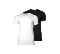 T-Shirt GANT "T-Shirt C-NECK T-SHIRT 2-PACK 2er Pack", Damen, Gr. XXL, schwarz (schwarz, weiß), Obermaterial: 100% Baumwolle CO., Shirts T-Shirt (32689418-XXL) schwarz, weiß