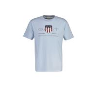 T-Shirt GANT "T-Shirt REG ARCHIVE SHIELD 1er Pack", Damen, Gr. XL, blau (blau (fresh blau)), Obermaterial: 100% Baumwolle CO., Shirts T-Shirt (10302204-XL) blau (fresh blau)