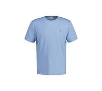 T-Shirt GANT "T-Shirt Reg Shield 1er Pack", Damen, Gr. L, blau (hellblau), Obermaterial: 100% Baumwolle CO., Shirts T-Shirt (42675453-L) hellblau