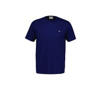 T-Shirt GANT "T-Shirt Reg Shield 1er Pack", Damen, Gr. XXL, blau (blau (rich navy)), Obermaterial: 100% Baumwolle CO., Shirts T-Shirt (90698830-XXL) blau (rich navy)