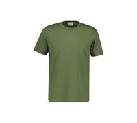 GANT Shield Regular Fit T-Shirt Rundhals grün, Einfarbig