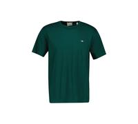 T-Shirt GANT "T-Shirt Reg Shield 1er Pack", Herren, Gr. M, grün (dunkelgrün), Obermaterial: 100% Baumwolle CO., Shirts T-Shirt (98935055-M) dunkelgrün