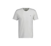 T-Shirt GANT "T-Shirt SLIM SHIELD V-NECK T-SHIRT 1er Pack", Damen, Gr. XXL, weiß, Obermaterial: 100% Baumwolle CO., Shirts T-Shirt (24833004-XXL) weiß