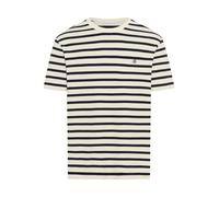 T-Shirt GANT "WAFFLE STRIPE", Damen, Gr. 4XL, cream, Jersey, Obermaterial: 100% Baumwolle, geringelt, regular fit normal, Rundhals, Shirts T-Shirt, mit Struktur, gestreift, regular fit, Rundhals (6263