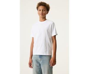 T-Shirt GARCIA, Jungen, Gr. 140/146, weiß, Jersey, Obermaterial: 100% Baumwolle, bedruckt, normal hüftbedeckend, Rundhals, Shirts T-Shirt, mit Print, für Boys (34050937-140) weiß