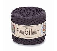 T-Shirt Garn Fettuccini Zpagetti Style, 7-9mm T-Shirtgarn zum Häkeln, Strickgarn Ball, T Garn Bio, Makramee T-Garn, Bandgarn 100% Baumwolle Stoff, Jerseygarn Nachtfall