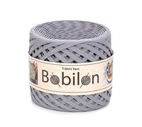 T-Shirt Garn Häkeln T Garn Stoff Strickgarn T-Shirt Baumwolle Spaghettitarn für Zuhause Korbtasche Wandbehang Textilgarn 5-7mm Space Grau