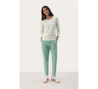 PART TWO T-Shirt EmelPW L, Cameo Green and White Stripe L