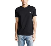 Fred Perry Ringer T-Shirt (S) (BLACK)