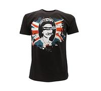 T-Shirt God Save The Queen Punk Rock - Offizielles Lizenzprodukt, Schwarz (XS)
