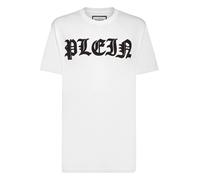 Philipp Plein - T-Shirt Gothic Plein - Größe XL - weiß