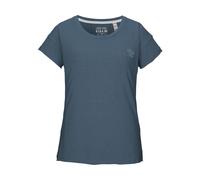 T-Shirt "GS 39 WMN TSHRT", Damen, Gr. 46, blau (dunkelblau), Obermaterial: 65% Polyester, 30% Baumwolle, 5% Elasthan, G.I.G.A. DX BY KILLTEC, Rundhals, Shirts T-Shirt, Weiches Stretch-T-Shirt, Carbon