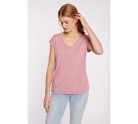 T-Shirt HAILY’S "SS M TP Pi44per", Damen, Gr. XL, dblossom rose, Jersey, Obermaterial: 65% Modal, 35% Polyester, unifarben, normal normal, V-Ausschnitt, Shirts T-Shirt (11337417-XL) dblossom rose