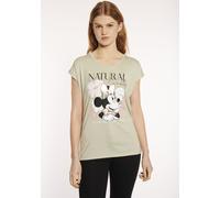 T-Shirt HAILY’S "SS P TP Mi44lly", Damen, Gr. XS, grün (sage grün), Jersey, Obermaterial: 65% Polyester, 35% Viskose, bedruckt, normal, Rundhals, Shirts T-Shirt (98304116-XS)