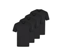 T-Shirt HAJO "T-Shirt 4er Pack", Jungen, Gr. 5XL, schwarz, Obermaterial: 100% Baumwolle CO., Shirts T-Shirt (42887259-5XL) schwarz