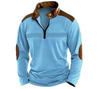 T-Shirt Herren Dünn Weich Atmungsaktiv Longsleeve T-Shirts Klassisch Urban Trend Poloshirt Leichte Mode Komfortabel Casualt-Shirt