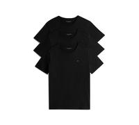 T-Shirt, Herren, Gr. S (48), schwarz, schwarz, schwarz, Jersey, Obermaterial: 100% Baumwolle, TOMMY HILFIGER UNDERWEAR, regular fit, Rundhals, Shirts T-Shirt, Jersey, Rundhals, normale Passform (38483