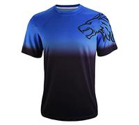 T- Shirt Herren Heavy Cotton Tshirt Atmungsaktiv Schnelltrocknend Rundhals Mode Print Mesh Sport T Shirt