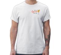 T-Shirt Herren - Karneval & Fasching - Bin auf Aperol Spritztour Geschenk Spritz Tour Aperol JGA I Mädelsabend - L - Weiß - Shirt faschingsshirt Faschings Tshirt Faschings-t-Shirt Karnevals