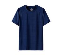 T-Shirt Herren Kurzarmhemd Herren Gentlemans Drucken Baumwoll T-Shirt Herren Lockere Outdoor Hemd Herren Komfortabel Fitness Shirt Herren Gym Overall Herren Arbeitskleidung Arbeits T-Shirt Herren