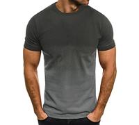 T-Shirt Herren Lustig Kurzärmel Rundhalsausschnitt 80Er Shirt Regular Fit Lauf Oberteile Gestreift Lustig Blusenhemd Sportbekleidung Freizeit Bluse Modehemd