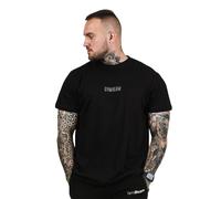T-Shirt Herren regular Kurzarm aus Baumwolle Schwarz FIT 1 St