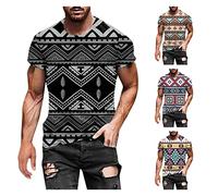 T Shirt Herren Rundhals Druck Oberteile Top Kurzarm Slim Fit Tactical Shirts Stretch Sport Tshirts Freizeitshirt Retro Y2K Tops Kompressionsshirt Tactical Shirts