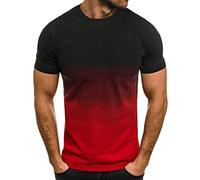 T-Shirt Herren Sommer mit Rundhals-Ausschnitt, Regular Fit Herren-T-Shirt aus 100% Baumwolle, Basic Männer T-Shirt, Mens T-Shirt Kurzarm Angebote des Tages Heute Blitzangebote des Tages Heute