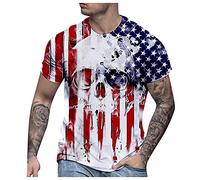 T Shirt Herren V Ausschnitt Tshirt Bedrucken Lassen Neopren Shirt Herren T-Shirt Herren Rundhals Vintage T-Shirt Kurzarm Slim Fit Design Fashion Top Print Shirt Sleeveless Shirt Herren ( Weiß , S )