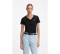 Hugo Classic 10258021 Blue Kurzarm-t-shirt Mit V-ausschnitt