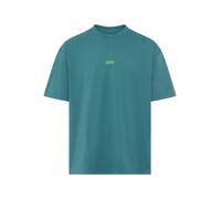 T-Shirt HUGO BLUE "Nalono", Jungen, Gr. XL, turquoise, aqua449, Single Jersey, Obermaterial: 100% Baumwolle, Rundhals, eingesetzt normaler Saum, Shirts T-Shirt (54928369-XL) turquoise, aqua449