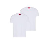 HUGO Herren Round T-Shirt, per Pack Weiß (White 100), XXX-Large (Herstellergröße: XXXL)