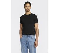 Hugo Boss T-Shirt Rundhals 2er-Pack Kurzarm mit Logo-Print Schwarz XXL