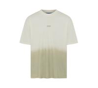 HUGO Dip-dyed T-Shirt aus Baumwoll-Jersey mit Logo - Style Nalono_F, 50560732 Beige M