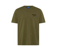 T-Shirt HUGO "Nesptee", Herren, Gr. XXL, open grün388, Single Jersey, Obermaterial: 100% Baumwolle, unifarben, regular fit normal, Rundhals, abgesteppte Kante, Shirts T-Shirt, Rundhalsausschnitt, Regu