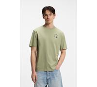 HUGO T-Shirt aus Baumwoll-Jersey mit Logo-Artwork - Style Nurobos, 50566027 Hellgrün L