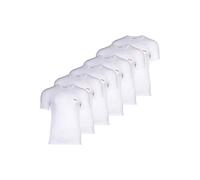 T-Shirt HUGO "T-Shirt T-SHIRT RN TRIPLET P 10217251 02 6er Pack", Herren, Gr. L, weiß, Obermaterial: 100% Baumwolle CO., Shirts T-Shirt (89246023-L) weiß