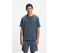 T-Shirt HUGO UNDERWEAR "Austin T-Shirt", Damen, Gr. XL (54), open blau 496, Single Jersey, Obermaterial: 60% Baumwolle, 40% Polyester, gerade, Rundhals, eingesetzt eingefasste Kante, Shirts T-Shirt, W