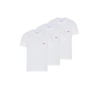 T-Shirt HUGO UNDERWEAR, Herren, Gr. XL (54), weiß, Jersey, Obermaterial: 100% Baumwolle, Basic, V-Ausschnitt, Shirts T-Shirt (44955344-XL) weiß