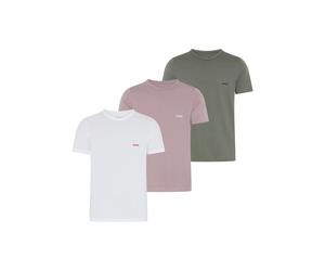 T-Shirt HUGO UNDERWEAR "RN TRIPL", Herren, Gr. XXL (56), open miscellaneous 996, Jersey, Obermaterial: 100% Baumwolle, Basic, regular fit, Rundhals, eingesetzt normaler Saum, Shirts T-Shirt, mit Rundh