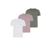 T-Shirt HUGO UNDERWEAR "RN TRIPL", Jungen, Gr. L (52), open miscellaneous 996, Jersey, Obermaterial: 100% Baumwolle, Basic, regular fit, Rundhals, eingesetzt normaler Saum, Shirts T-Shirt, mit Rundhal