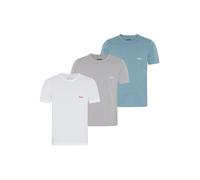 T-Shirt HUGO UNDERWEAR "RN TRIPL", Jungen, Gr. S (48), open miscellaneous 998, Jersey, Obermaterial: 100% Baumwolle, Basic, regular fit, Rundhals, eingesetzt normaler Saum, Shirts T-Shirt, mit Rundhal
