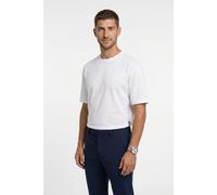HUGO Oversized-Fit T-Shirt aus Baumwolle mit fortlaufendem Logo-Print - Style TIKI T-SHIRT, 50561117 Weiß M
