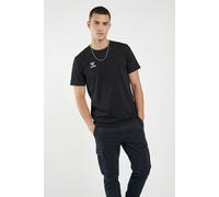 T-Shirt HUMMEL "hmlGO 2.0 T-SHIRT S/S", Jungen, Gr. XXL (56), schwarz, Jersey, Obermaterial: 100% Baumwolle, normal, Rundhals, Shirts T-Shirt (53569728-XXL) schwarz